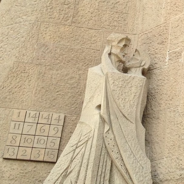 Magic Square on the Sagrada Familia
